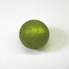 Polaris-Perle Struktur 14mm oliv